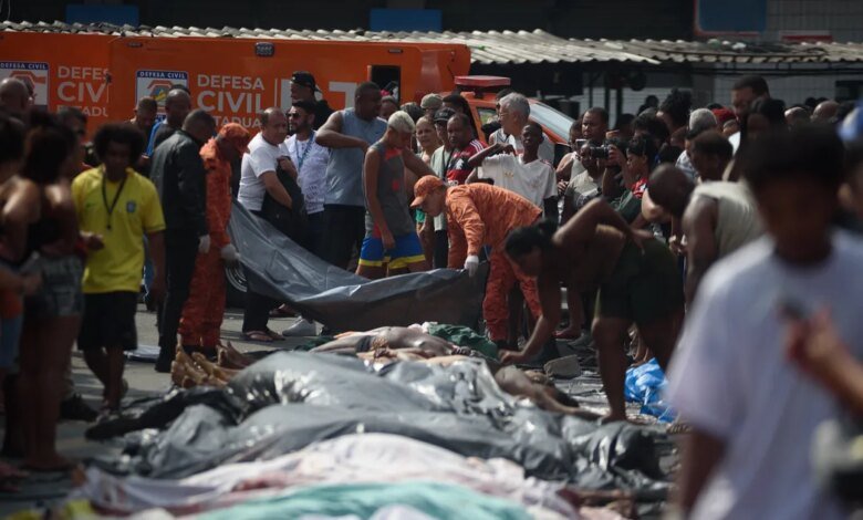 Corpses Line Street In Rio As Police Raid Death Toll Hits 132