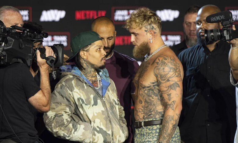 Jake Paul discusses legitimacy of Tank Davis fight, legal threats to critics, and fiancée’s Olympic hopes