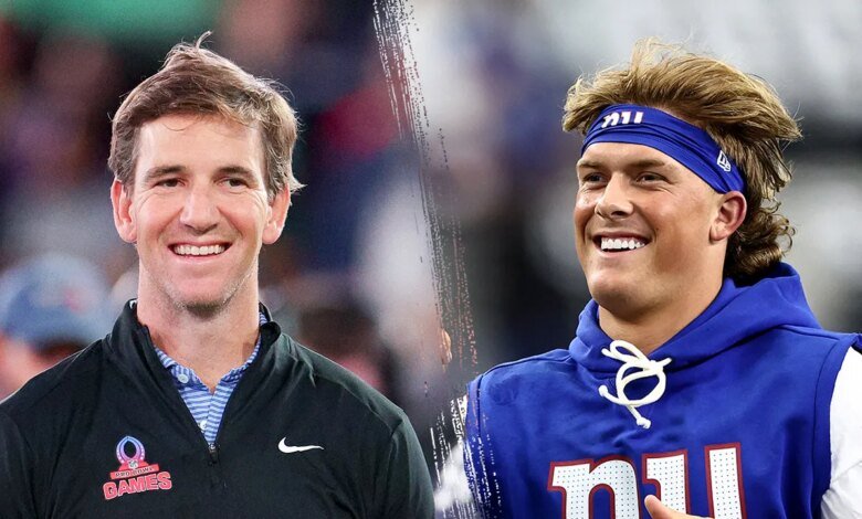 Eli Manning’s son snubs dad, dresses as Giants rookie QB Jaxson Dart for Halloween: 'It hurts a little bit'