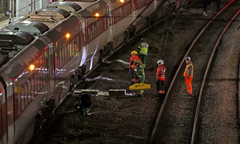 U.K. Police Say 10 People In Hospital After Train Stabbing Attack, 9 With Life-Threatening Injuries