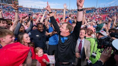 SMU stuns No. 10 Miami in overtime after quarterback Carson Beck throws goal-line interception