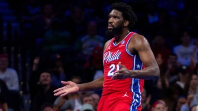 76ers' Joel Embiid slams $50,000 fine over 'lewd gesture'