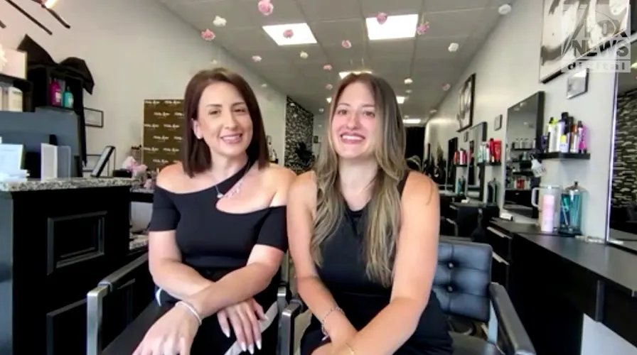 Illustration of fat cells stimulating hair follicle growth