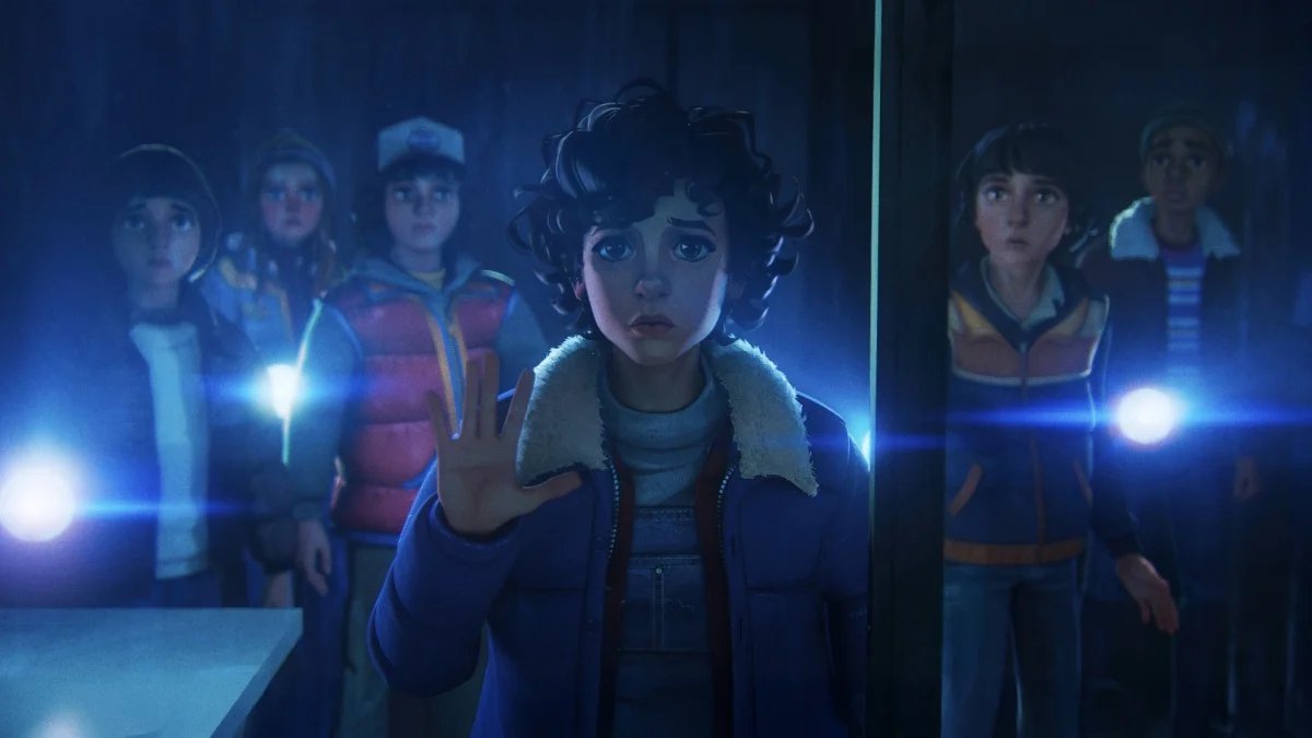 Animated Eleven and the Hawkins gang facing a new threat in Tales From '85'