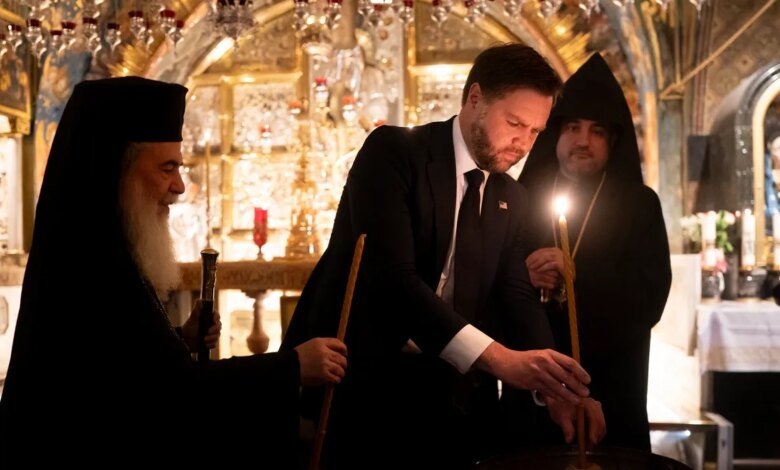 From Israel to the US, JD Vance is talking up religion