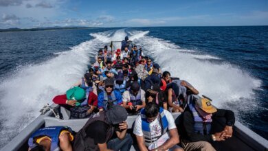 The boat in Panama carries them south, away from their American dream