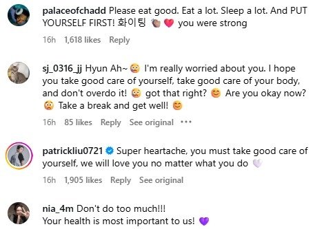 A close-up of HyunA performing at Waterbomb.