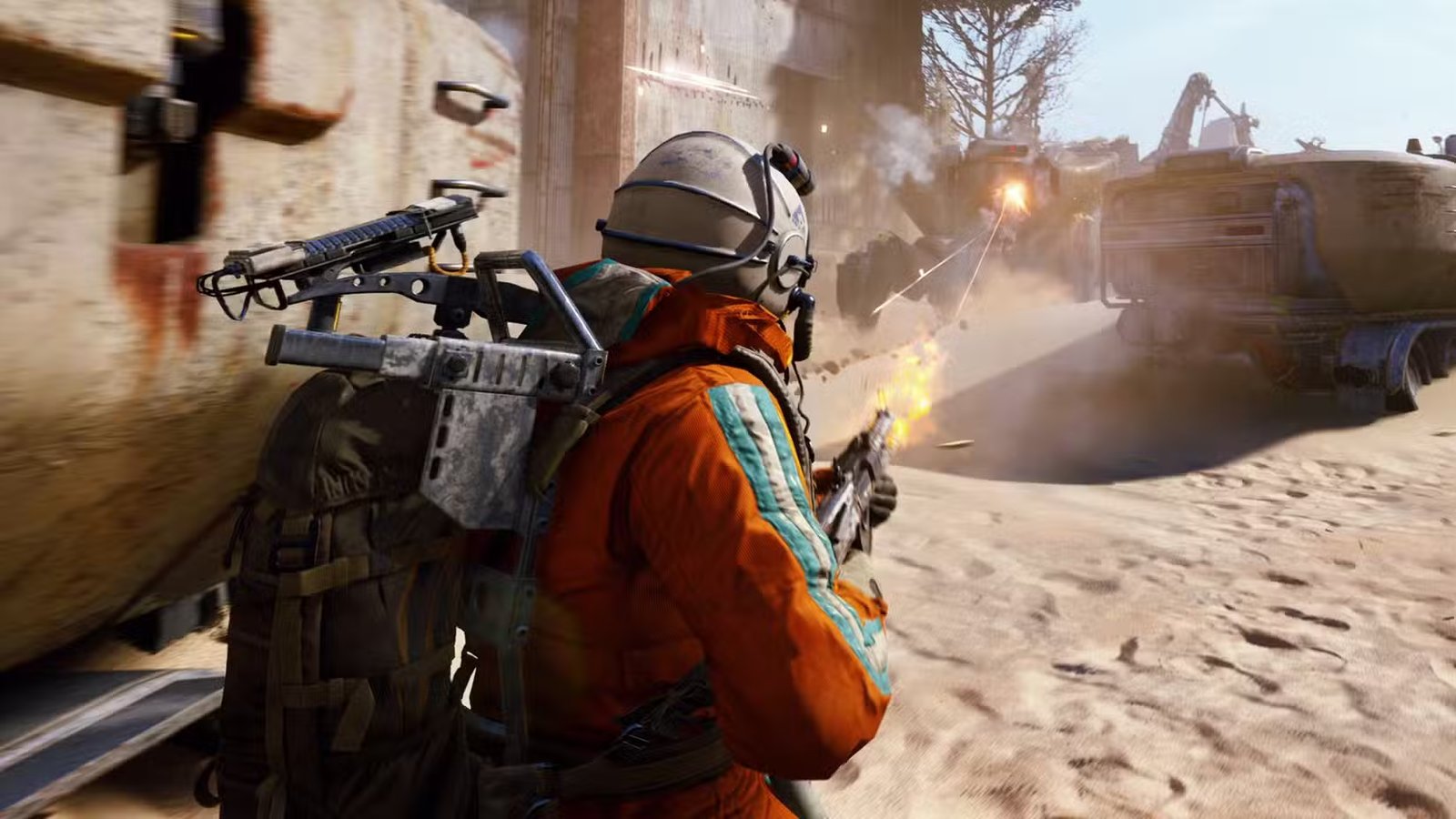 A group of 'Starfall Tactics' operatives huddle together, planning their next move in a dark, alien environment.