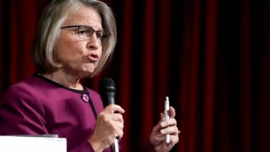 Iowa Republican holds long-awaited fiery town hall