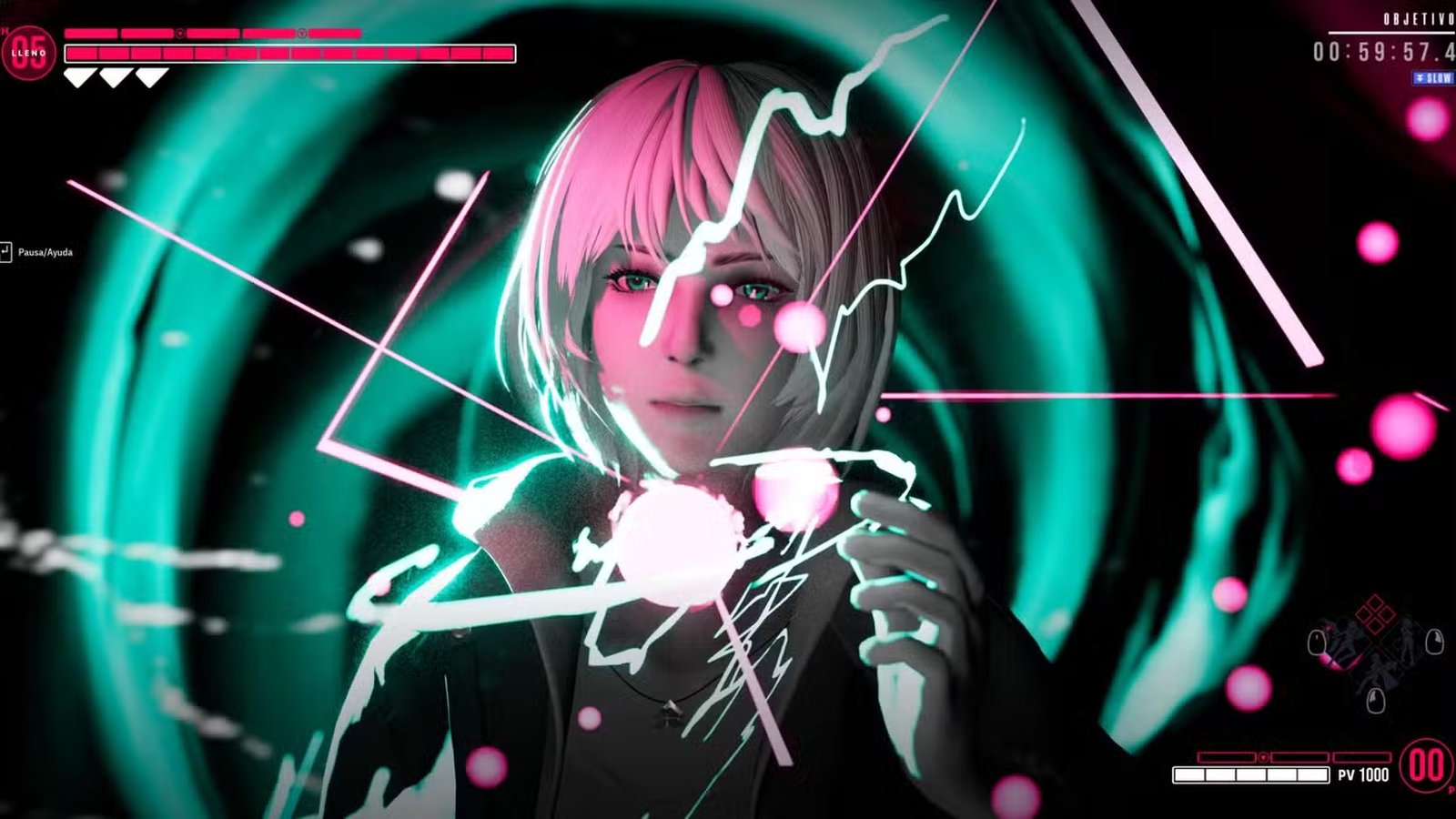 A sweeping, panoramic view of Colony 7, showcasing its unique architecture and vibrant, stylized lighting.