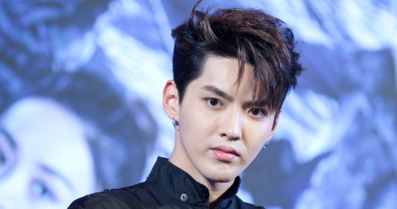 Kris Wu on stage during his time with EXO.