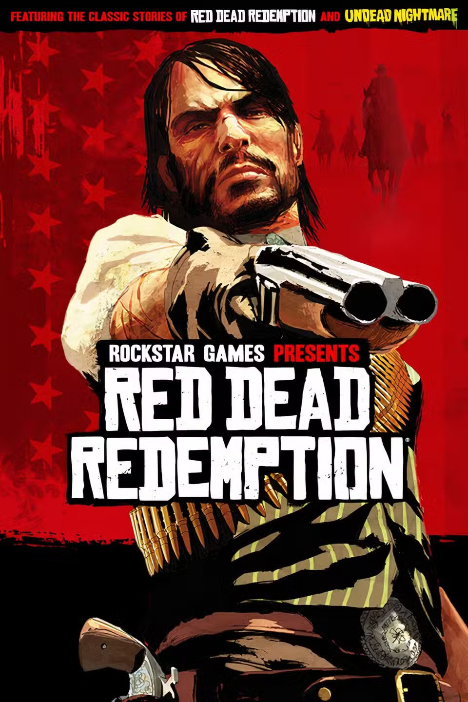 A player aiming a rifle with a scope in Red Dead Redemption.