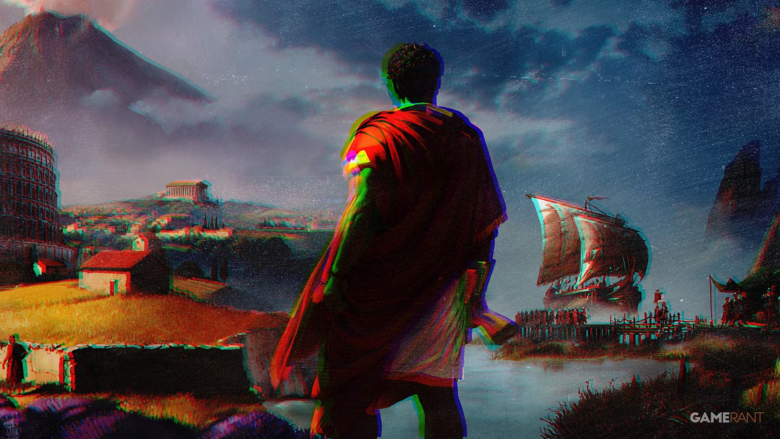 AI-generated image of a Roman marketplace, sparking debate about historical accuracy.