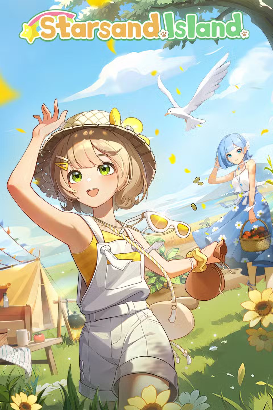 A gamer smiling while holding a PS5 controller, with 'Evergreen Acres' gameplay visible on a TV screen.