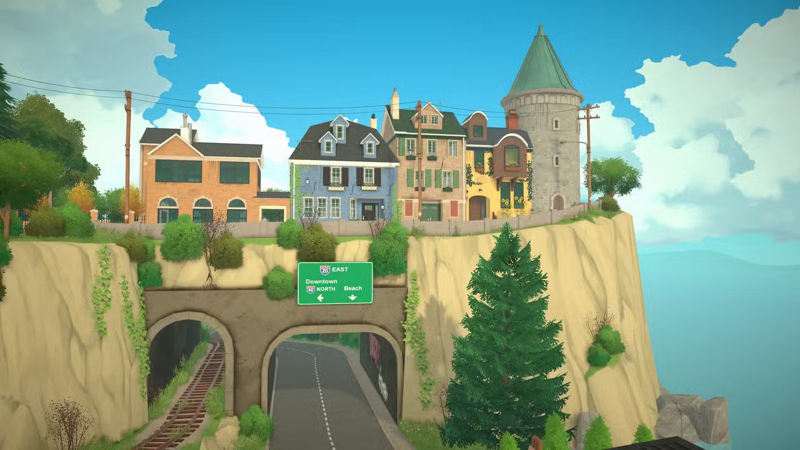 A 'Para' character interacting with an object in a brightly lit, modern living room setting.