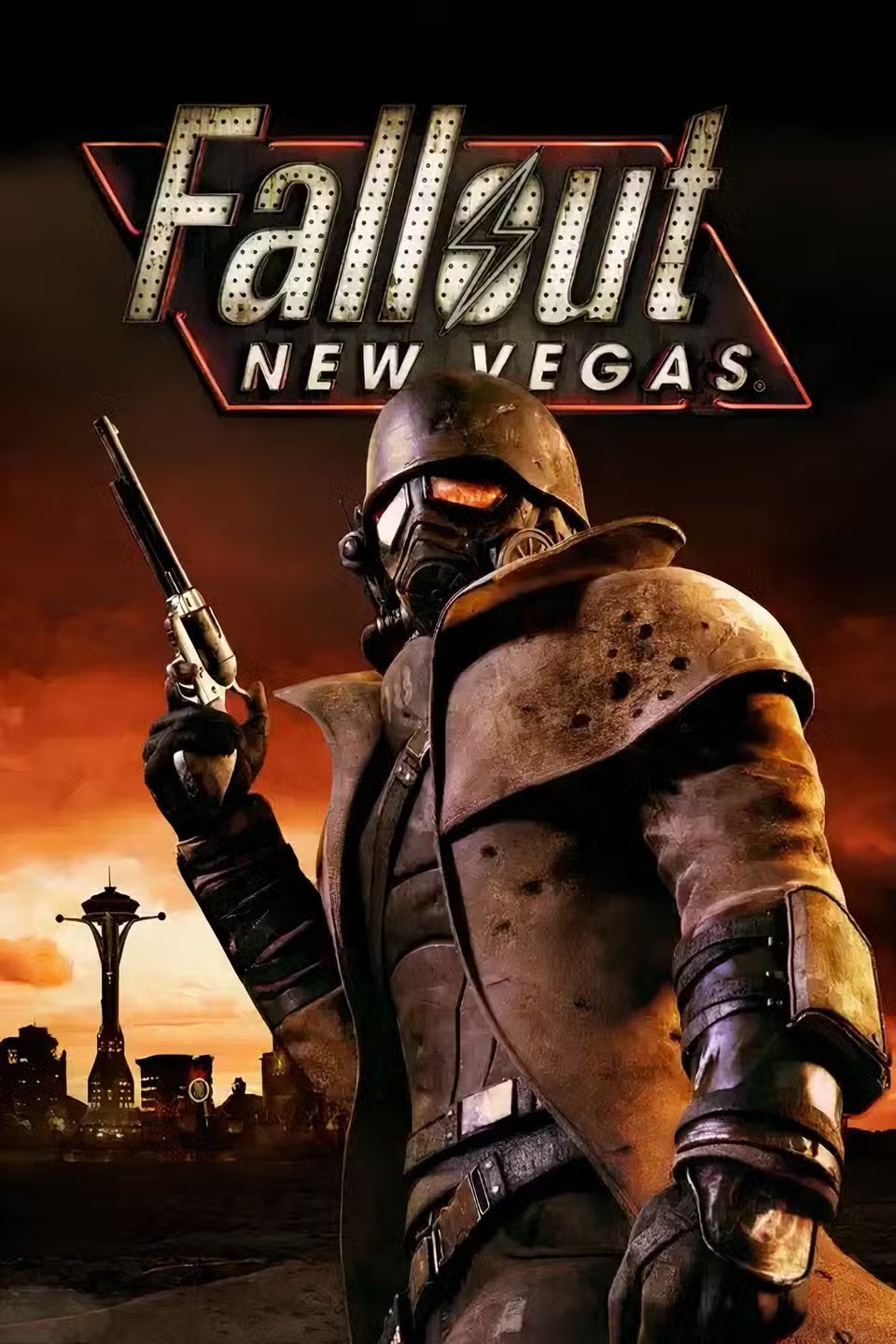A group of diverse characters from Fallout New Vegas, possibly representing different factions or companions.