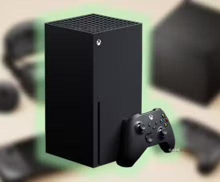 A PlayStation 5 console with a DualSense controller.