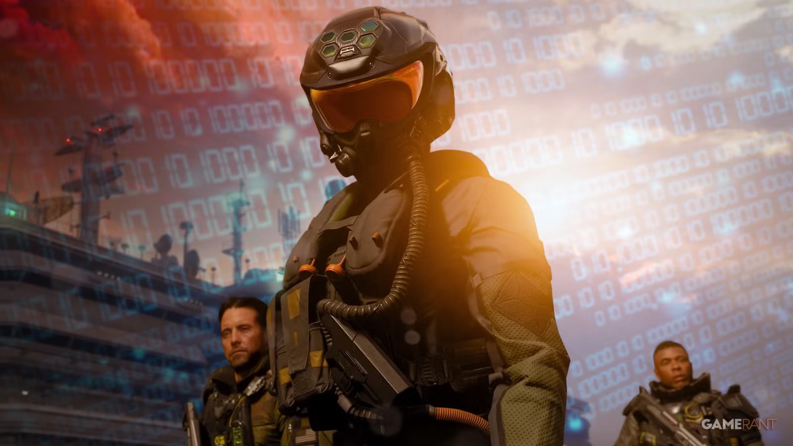 Black Ops 7 in-game screenshot depicting intense firefight