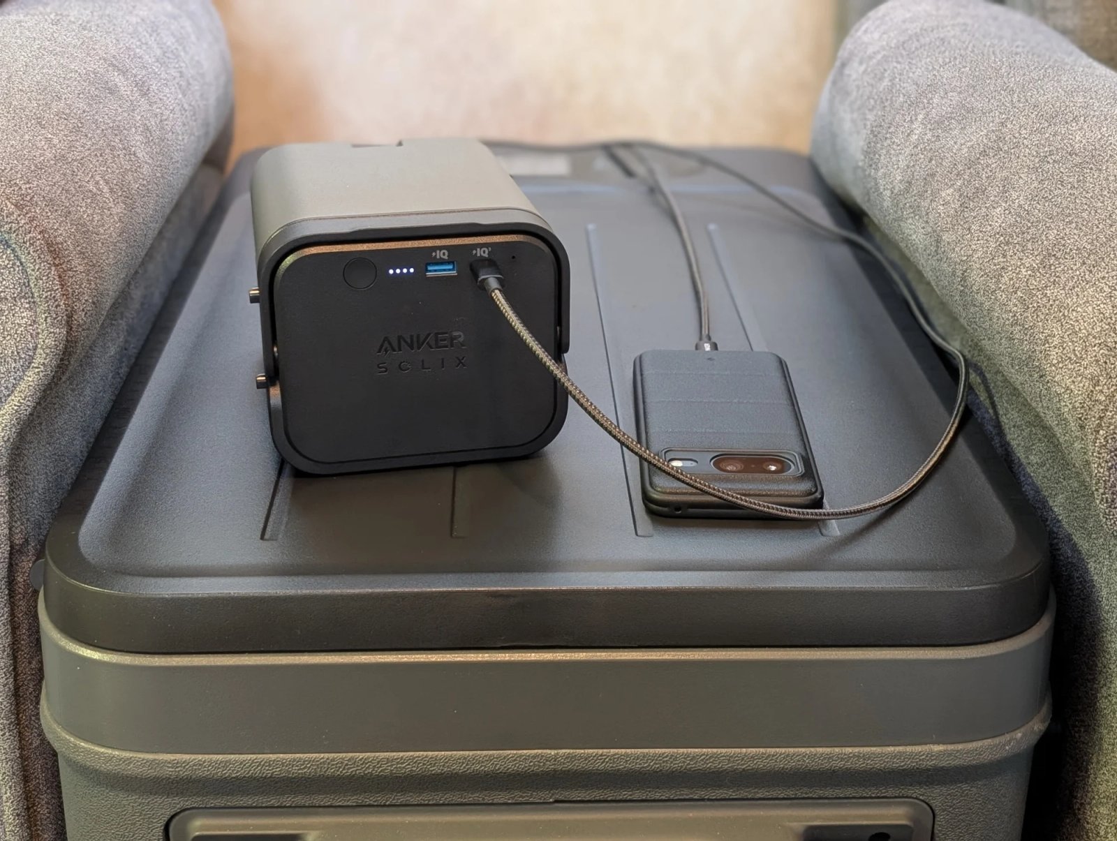 Internal view of the Anker Solix EverFrost 2, showcasing the spacious compartment and removable divider.