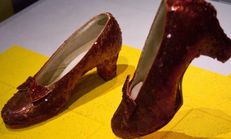 For Good' has no ruby slippers for Dorothy. Why?