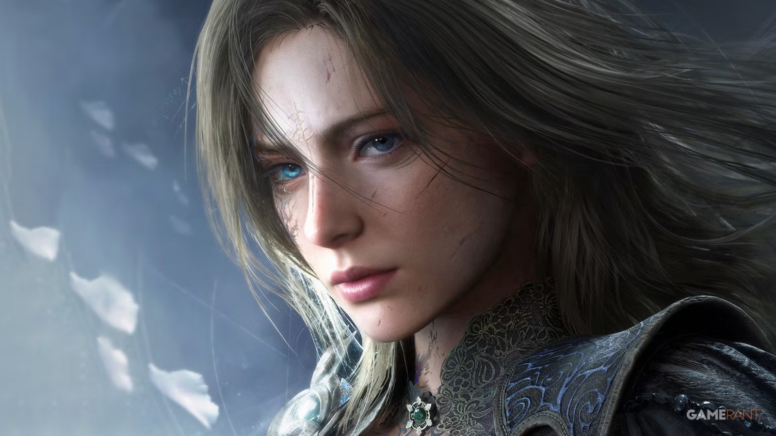 Lyra, the protagonist of Tides of Annihilation, facing a reality-bending foe in the Inception-inspired boss fight.