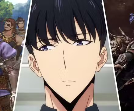 Sung Jinwoo standing triumphantly after defeating a powerful foe