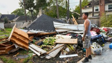 Torn Roofs And Smashed Windows Among Damage To Over 100 Homes In A Tornado Near Houston