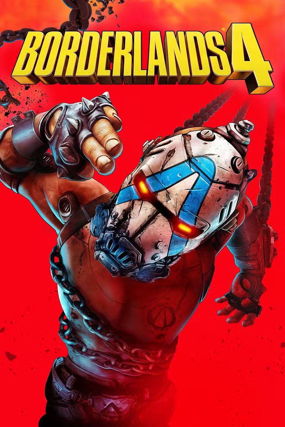 The iconic Borderlands logo, representing the franchise's unique art style and chaotic gameplay.