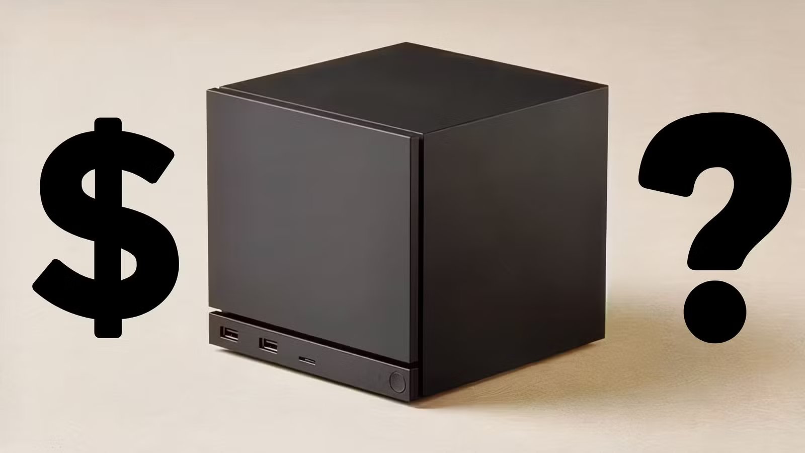 A Steam Machine connected to a TV in a living room setting.