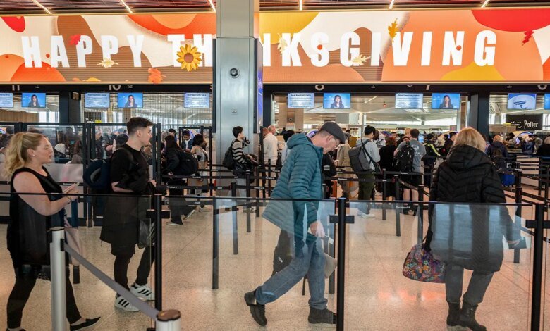 US braces for one of the busiest Thanksgiving travel seasons in years as 81.8M Americans hit the roads, skies