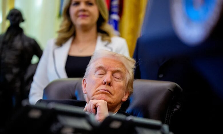 Trump lashes out at NYT report on his declining energy