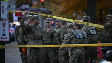 White House locked down after National Guard troops shot