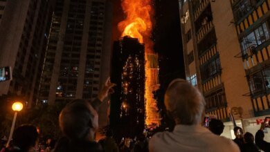 Hong Kong Firefighters Make Final Search For Survivors After High-Rise Fire Kills 128