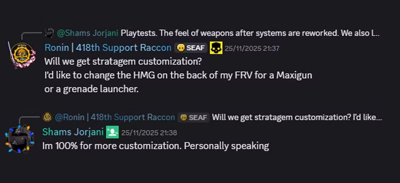 Helldivers engaging with enemies.