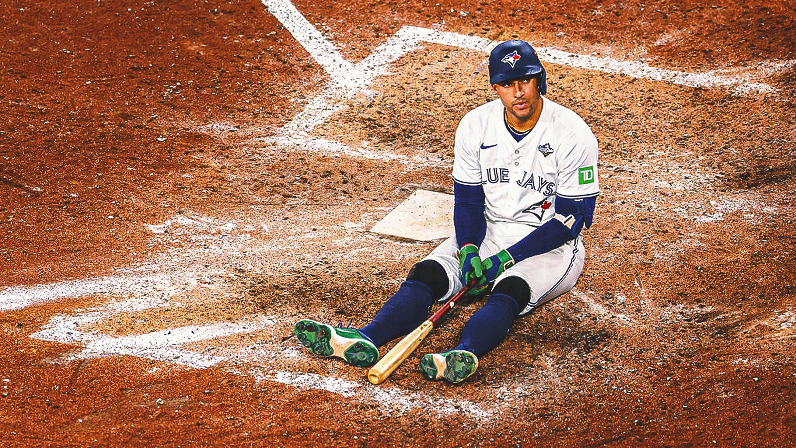 A sportsbook display showing the final betting odds for the World Series, reflecting the public's bias toward the Blue Jays.
