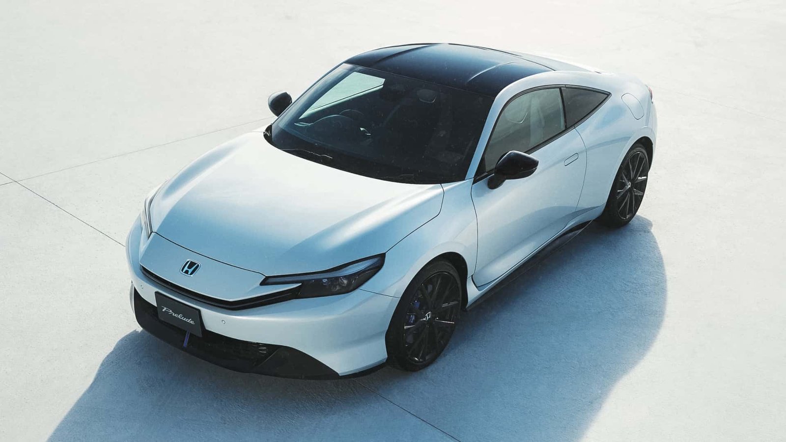 The striking new 2026 Honda Prelude concept, showcasing its modern design and athletic stance.
