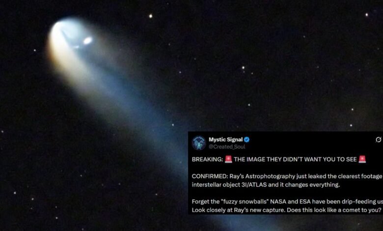 3I/ATLAS new image sparks alien whispers: What is that unsettling spin in the dark?