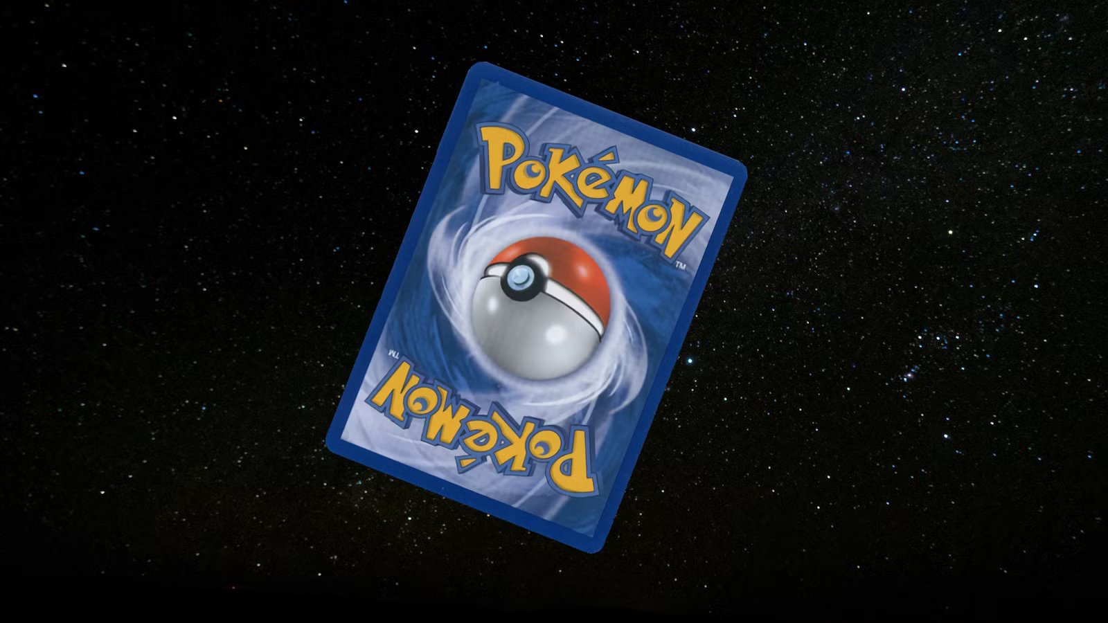 Close-up of the Charizard Pokémon card encased in its protective space capsule.