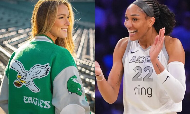 A'ja Wilson's revealing confession to Jason Kelce's wife, Kylie: "Parenting your parents is stressful"