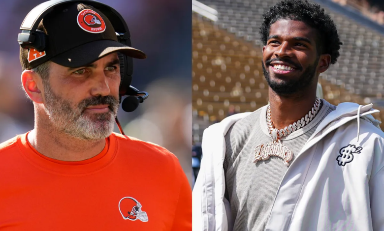 An NFL insider contradicts Kevin Stefanski and says Shedeur Sanders will take Dillon Gabriel's spot