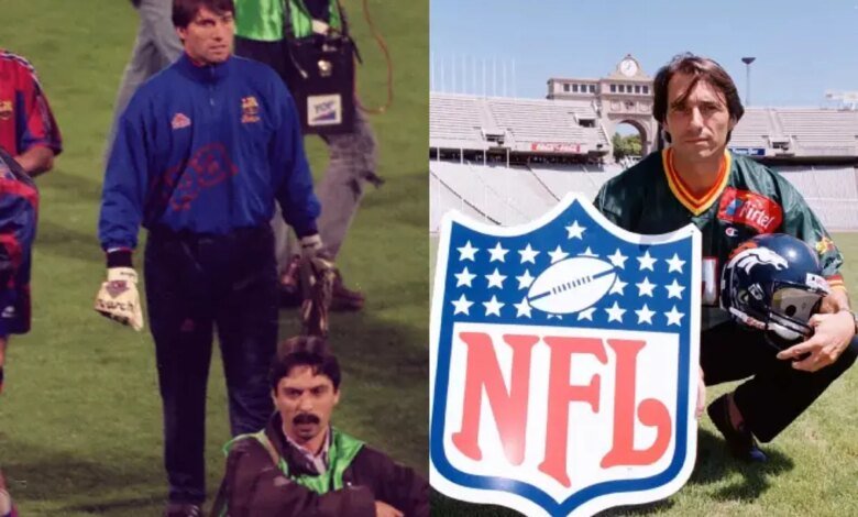 Angoy, Cruyff's son-in-law who was a Barcelona goalkeeper and turned down the NFL: "I live with that little thorn in my side"