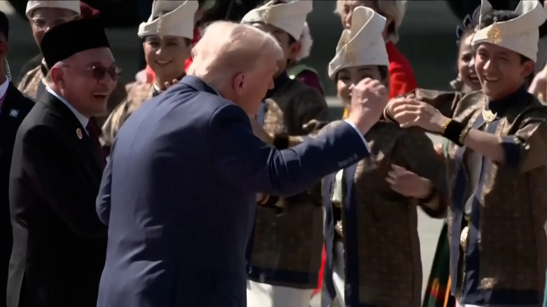 Javier Milei speaking at a rally.
