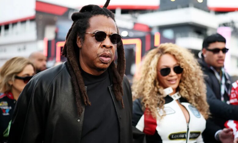 Beyoncé wears sultry racing gear at F1 Grand Prix in Las Vegas