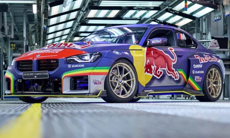 Bonkers BMW M2 With 1,000+ HP Drifts Inside a Car Factory
