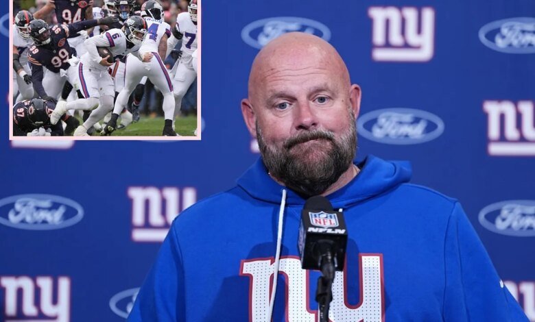 Brian Daboll responds after being blamed for Jaxson Dart's injury