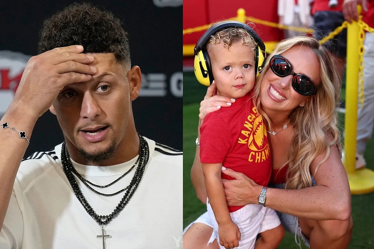 Bronze Mahomes proudly displays his football knowledge.