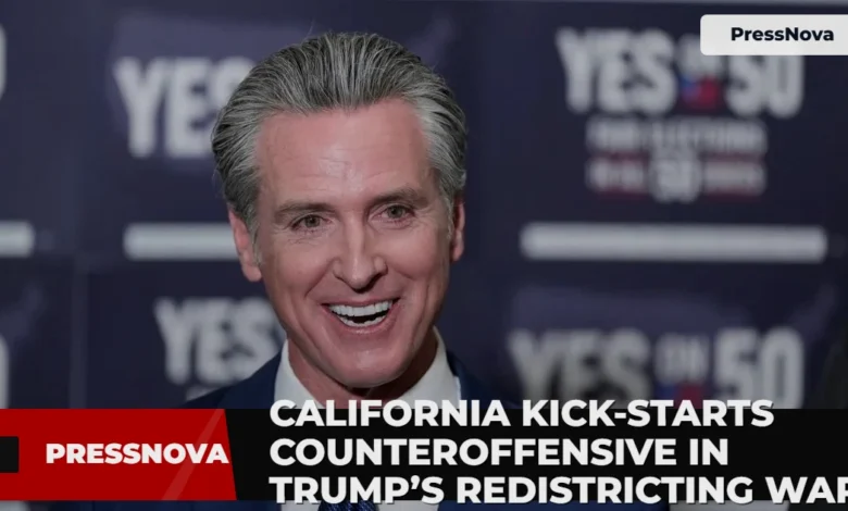 California Kick-Starts Counteroffensive In Trump’s Redistricting War