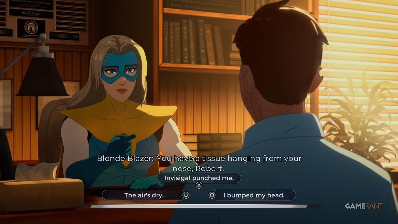 A detailed screenshot of Dispatch's in-game combat, showcasing a character mid-swing with improved visual effects and dynamic lighting, reflecting the new gameplay mechanics.