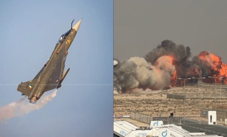 Dubai Airshow 2025: IAF's Tejas fighter plane crashes, pilot killed — Watch shocking video