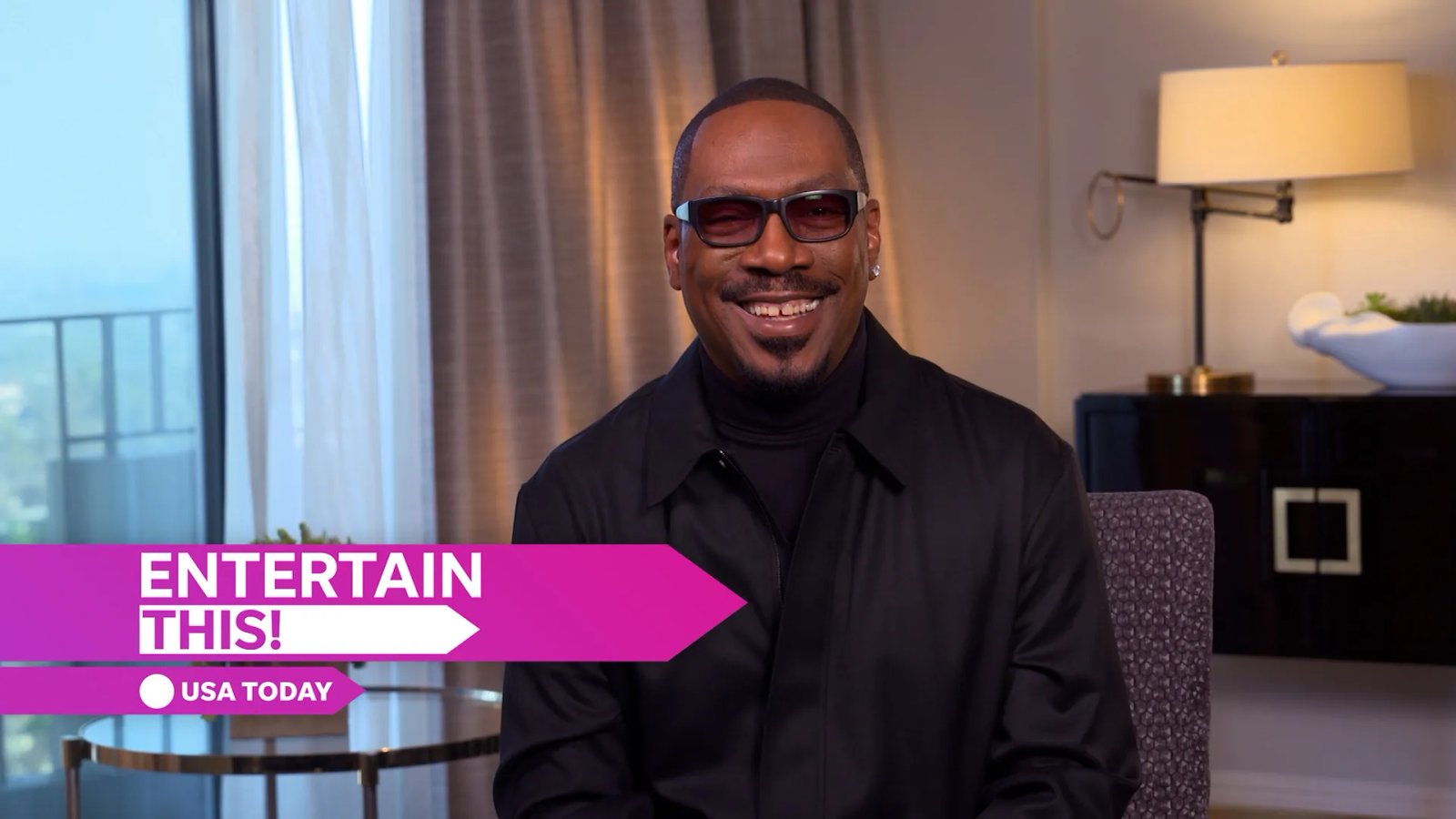 Eddie Murphy in Beverly Hills Cop, his iconic role.